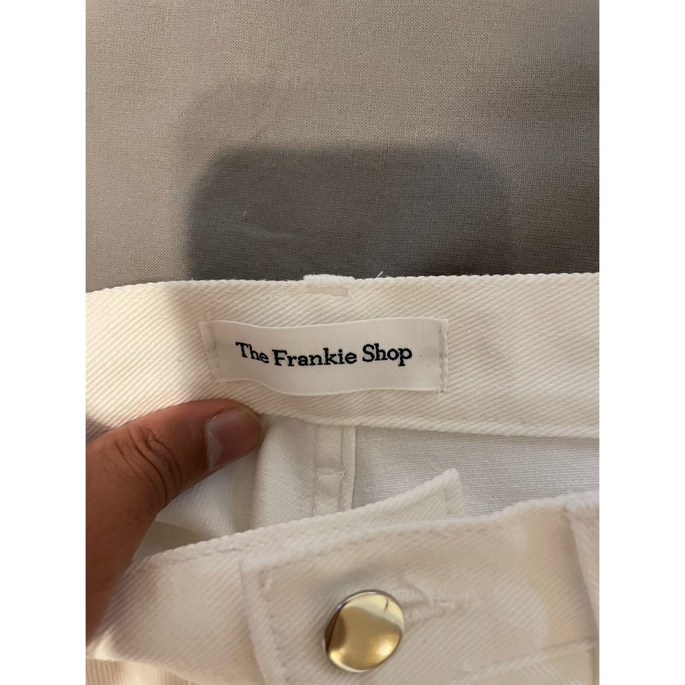 The Frankie Shop - DREW DENIM PANTS / White / NWOT - Picture 3 of 8